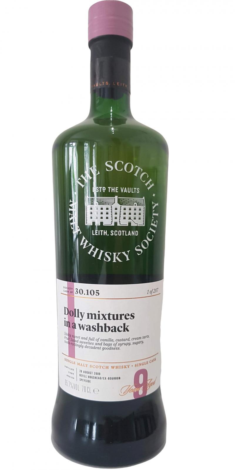 Glenrothes 2009 SMWS 30.105 Dolly mixtures in a washback