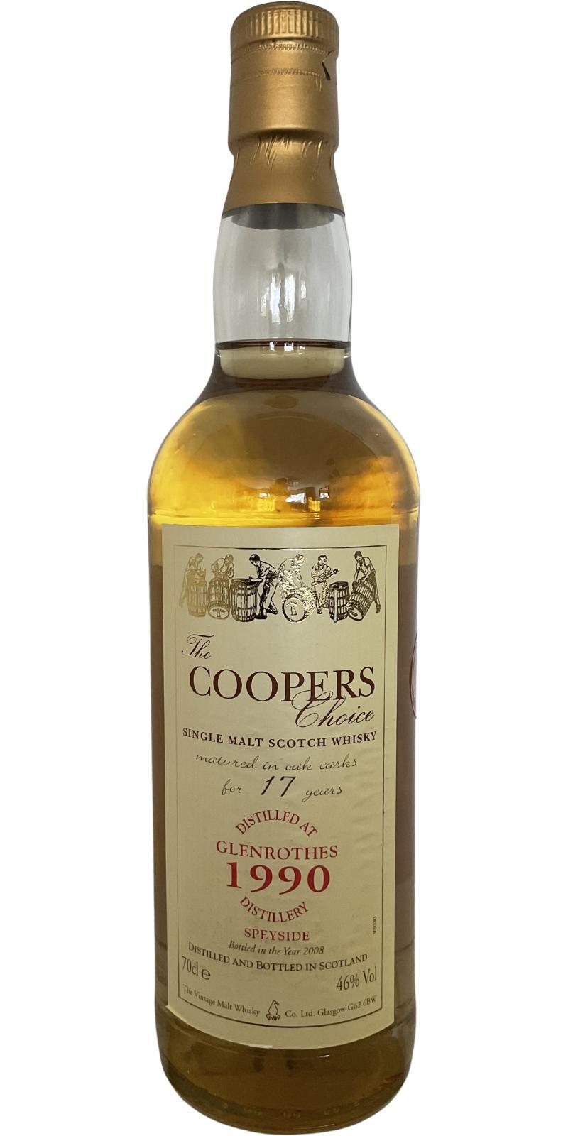 Glenrothes 1990 VM The Cooper's Choice