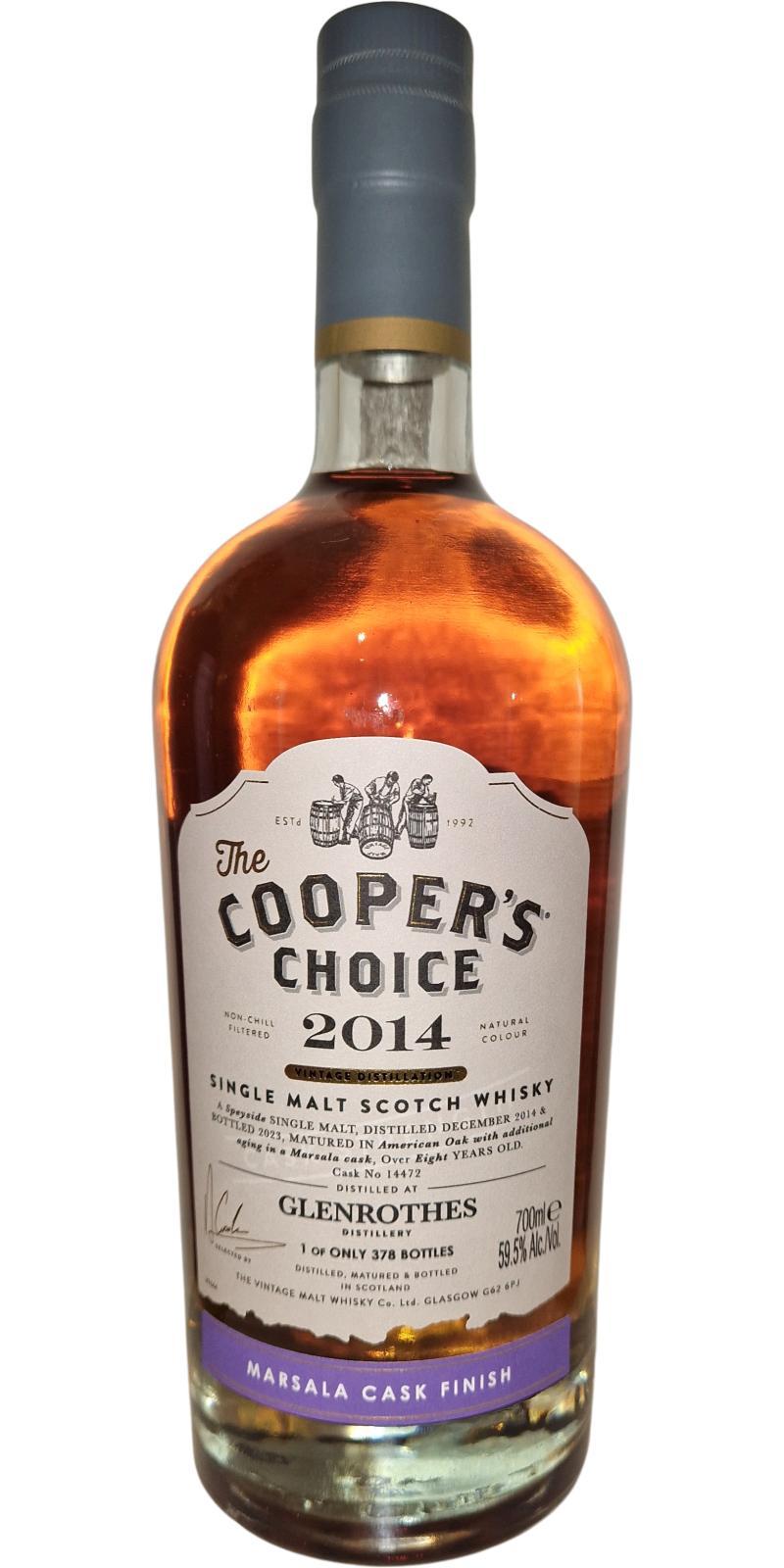 Glenrothes 2014 VM The Cooper's Choice