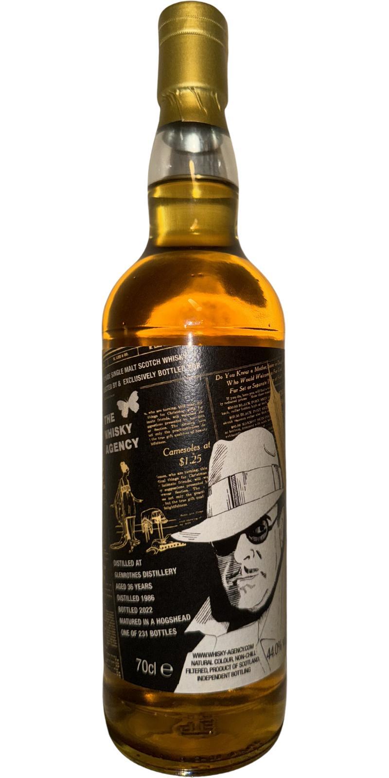 Glenrothes 1986 TWA Sequences