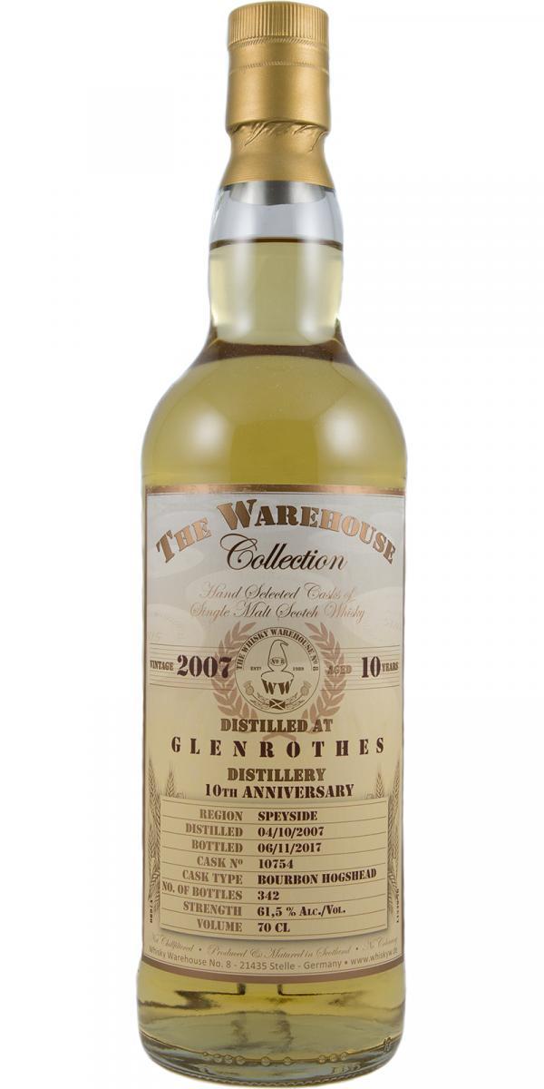 Glenrothes 2007 WW8 The Warehouse Collection