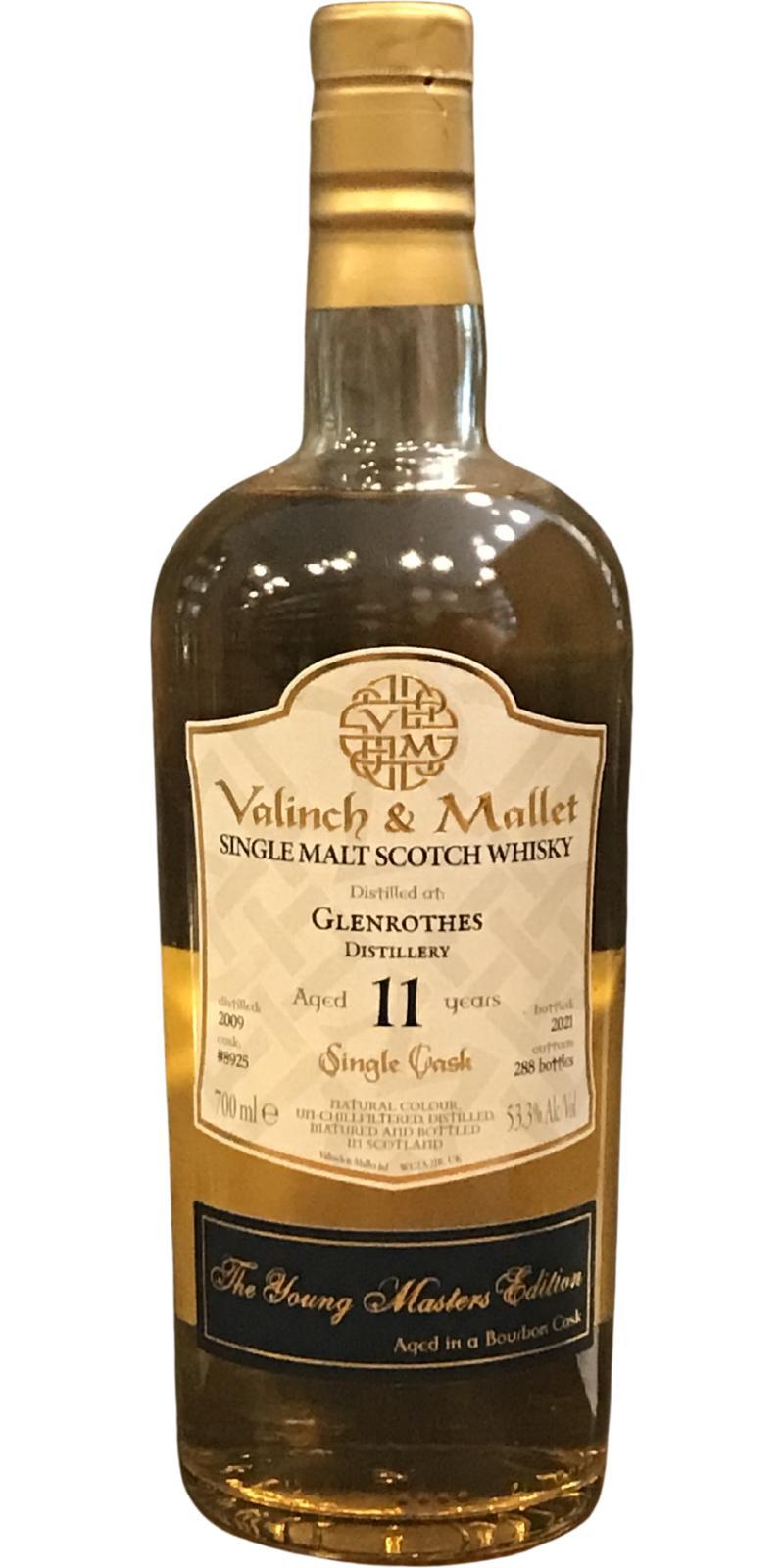 Glenrothes 2009 V&M The Young Masters Edition