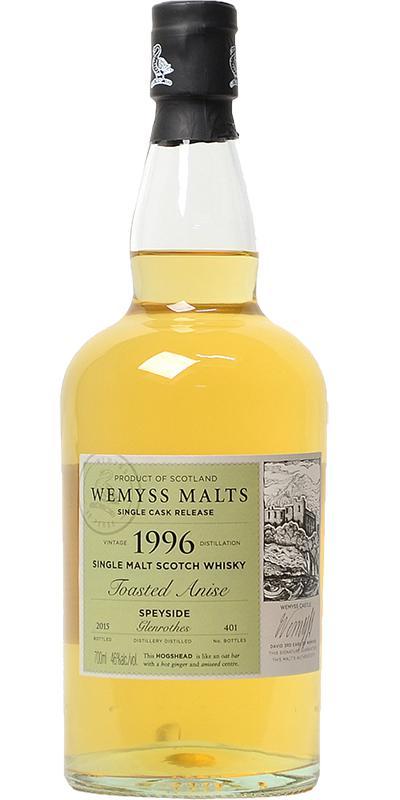 Glenrothes 1996 Wy Toasted Anise