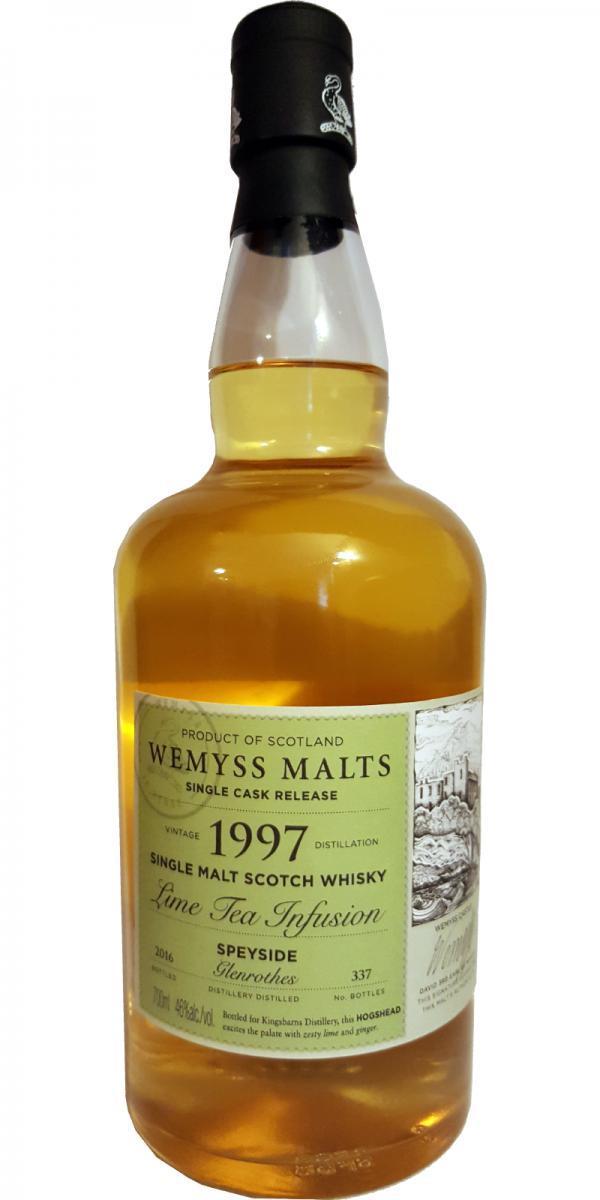 Glenrothes 1997 Wy Lime Tea Infusion