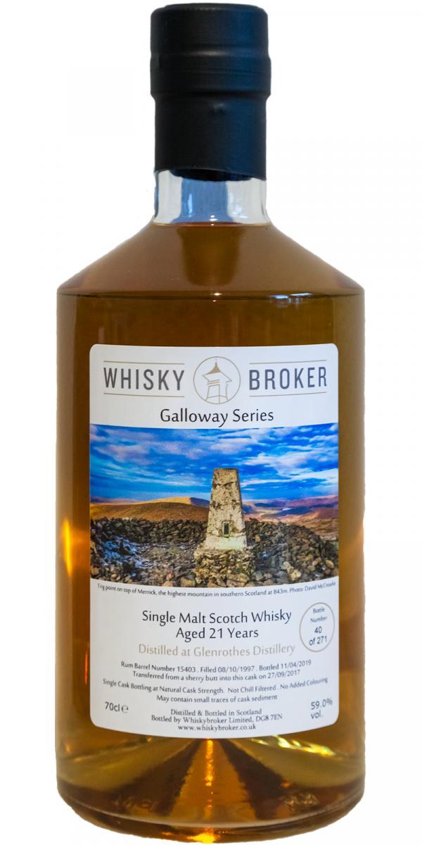 Glenrothes 1997 WhB Galloway Series