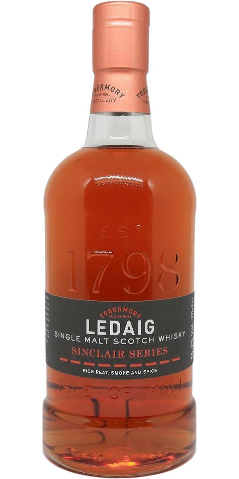 Ledaig Rioja Cask Finish  Sinclair Series