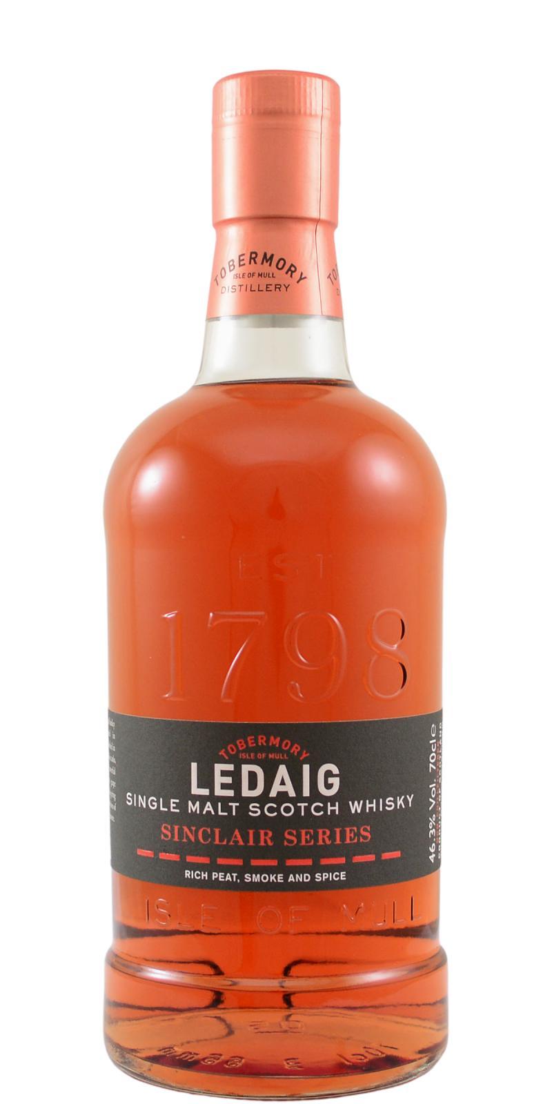 Ledaig Rioja Cask Finish  Sinclair Series