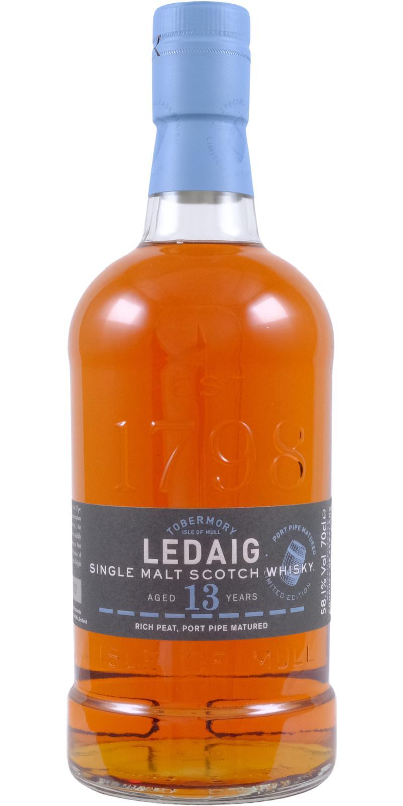 Ledaig 13-year-old  Port Pipe Matured