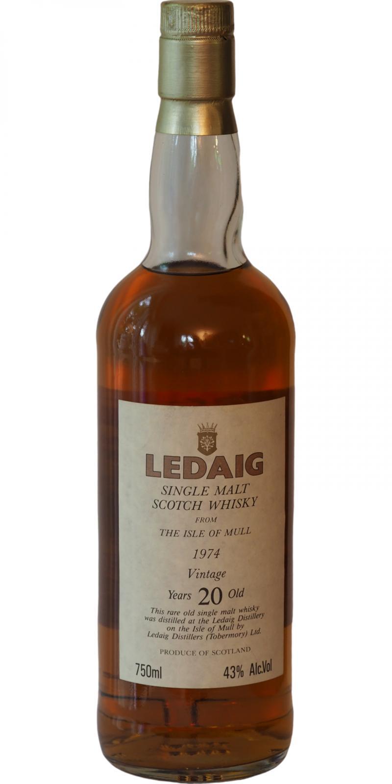 Ledaig 1974  Vintage