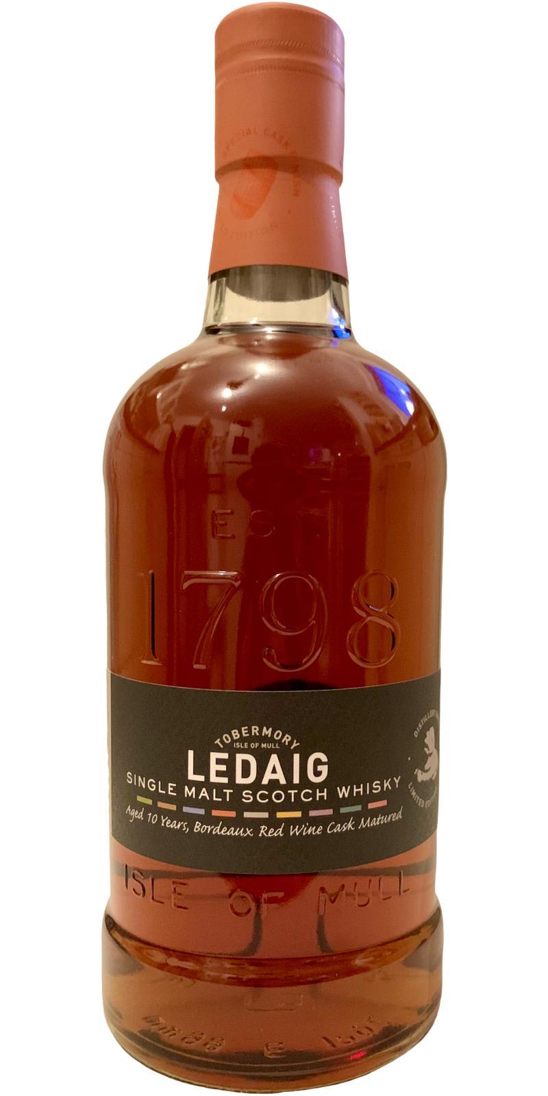 Ledaig 2009   Bordeaux Red Wine Cask Matured