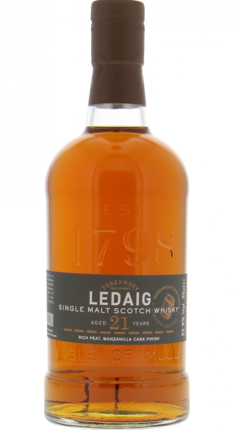 Ledaig 21-year-old  Manzanilla Cask Finish