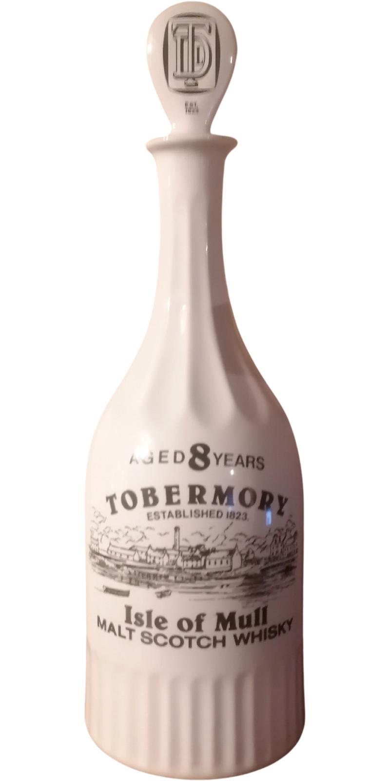 Tobermory 08-year-old  White Ceramic Bottle