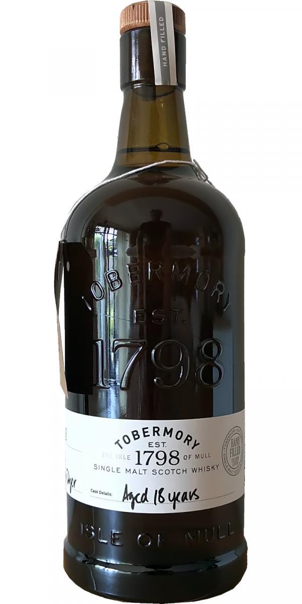 Tobermory 18-year-old  Hand filled at the distillery