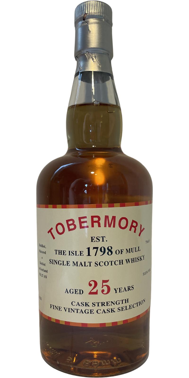 Tobermory 1995  Fine Vintage Cask Selection