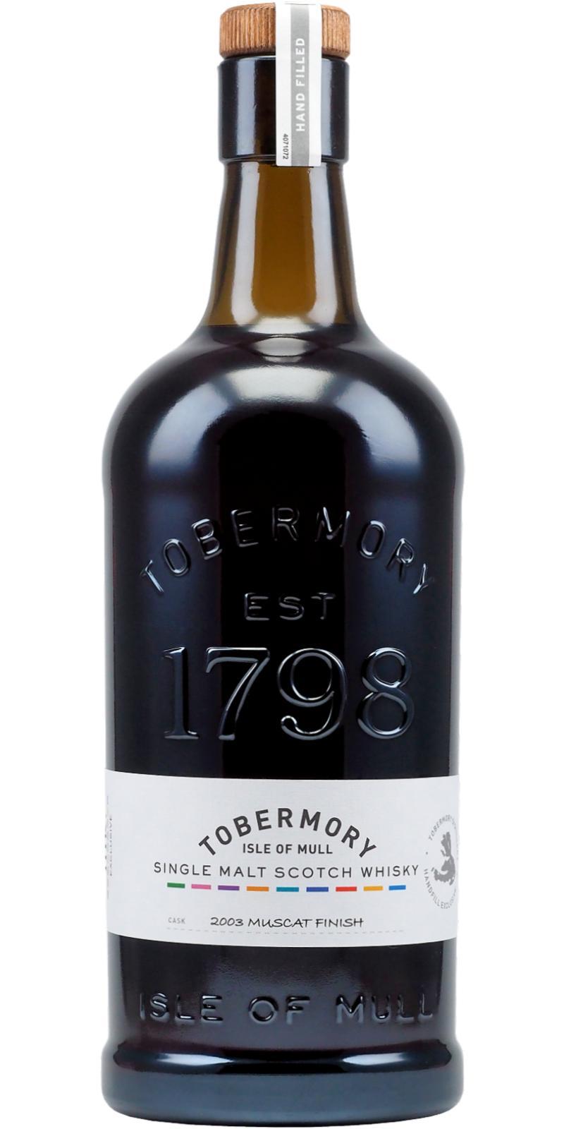 Tobermory 2003  Muscat Finish