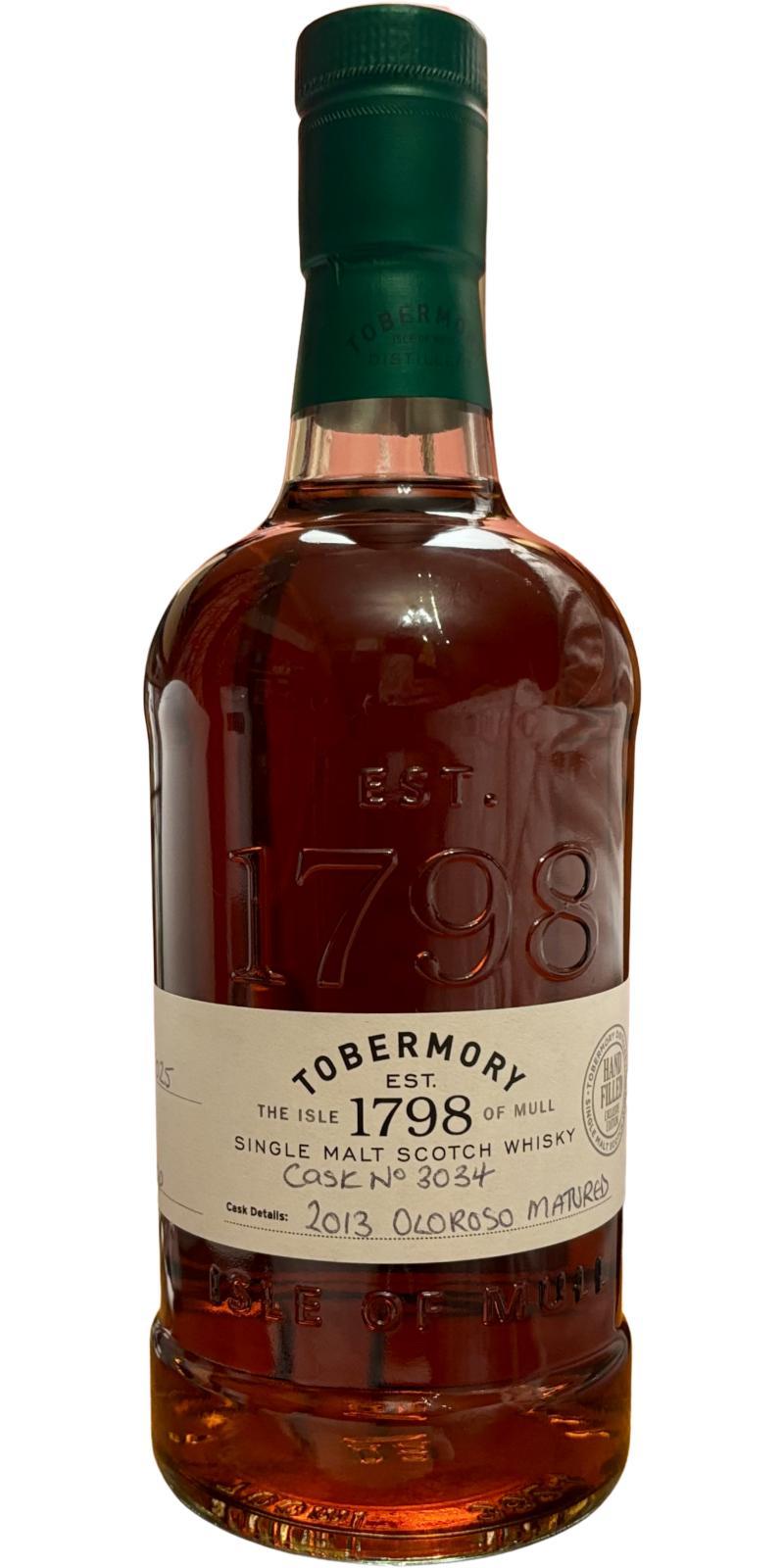 Tobermory 2013  Distillery Only - Hand-Filled