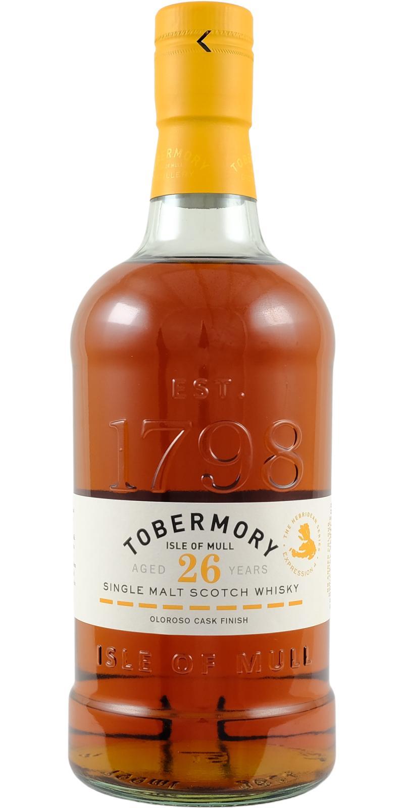 Tobermory 26-year-old  The Hebridean Series