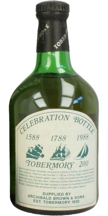 Tobermory Celebration Bottle  Celebration tricentenary