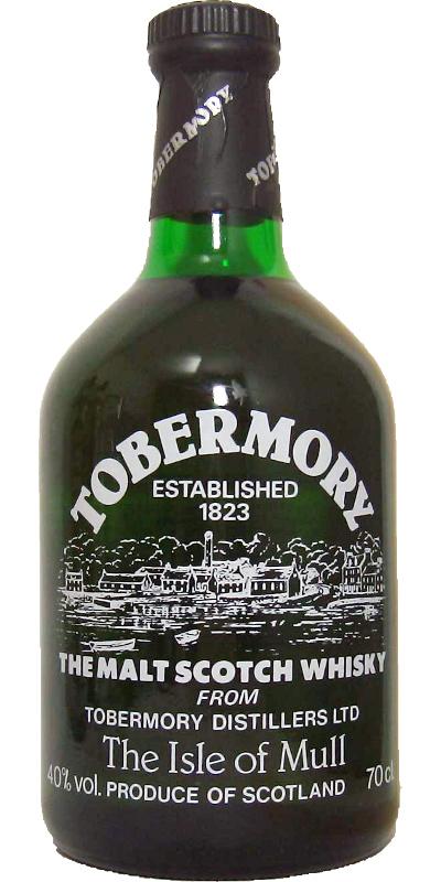 Tobermory The Malt Scotch Whisky  Green Dumpy Bottle