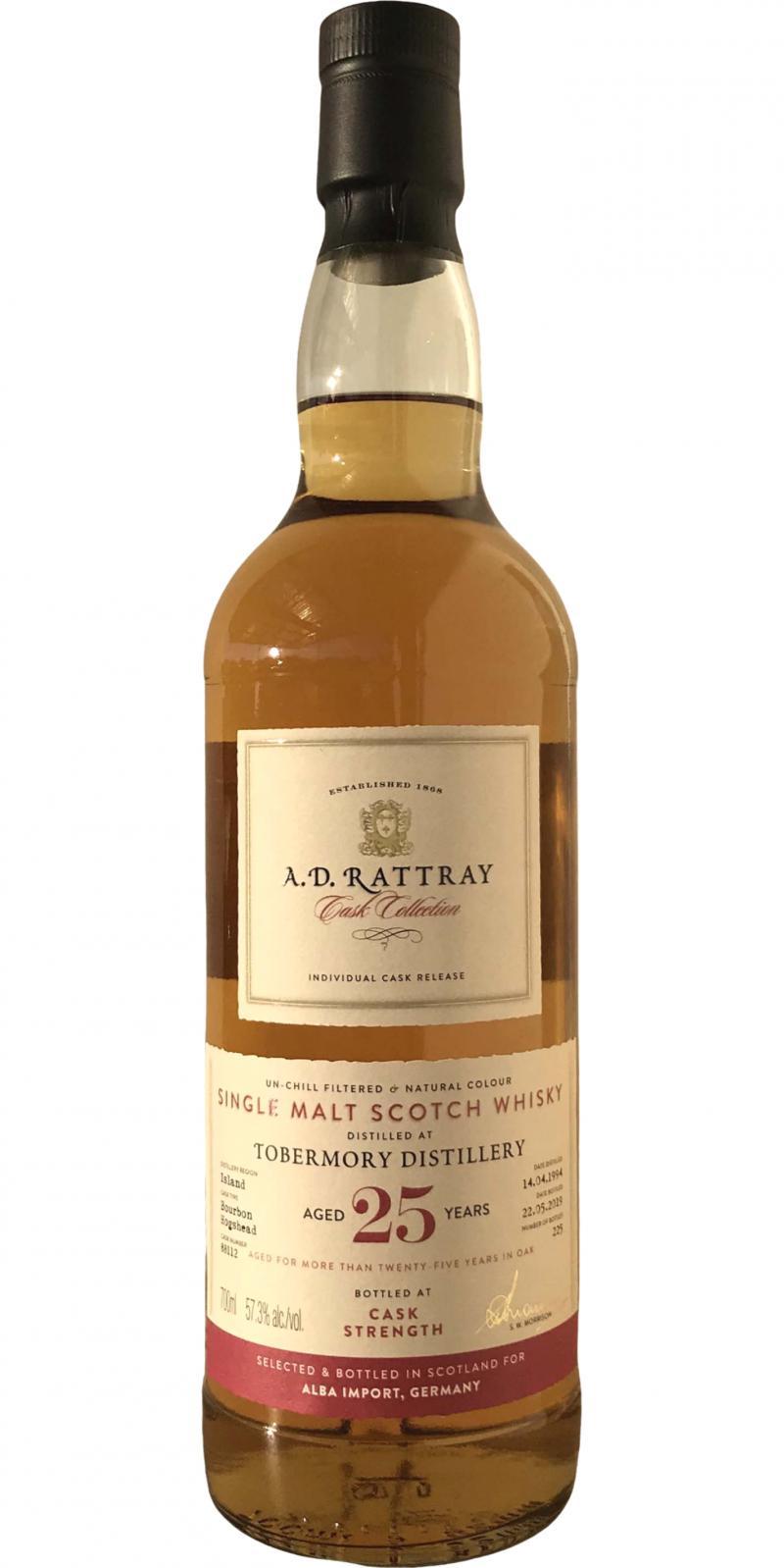 Tobermory 1994 DR  Individual Cask Release