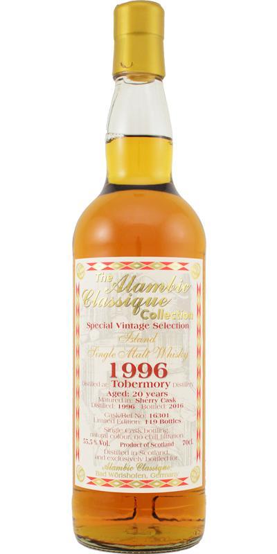 Tobermory 1996 AC  Special Vintage Selection