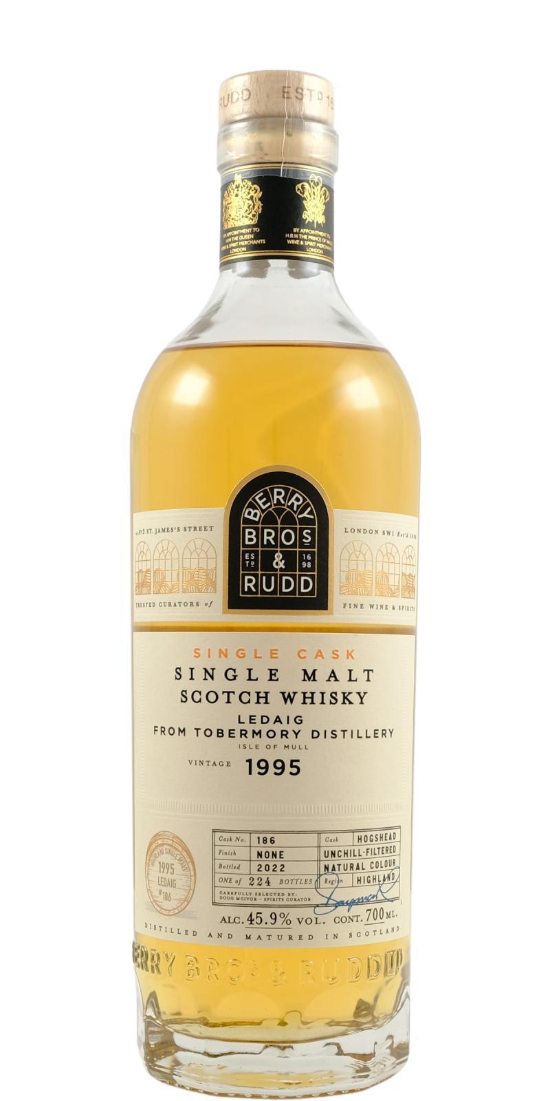 Ledaig 1995 BR  Single Cask