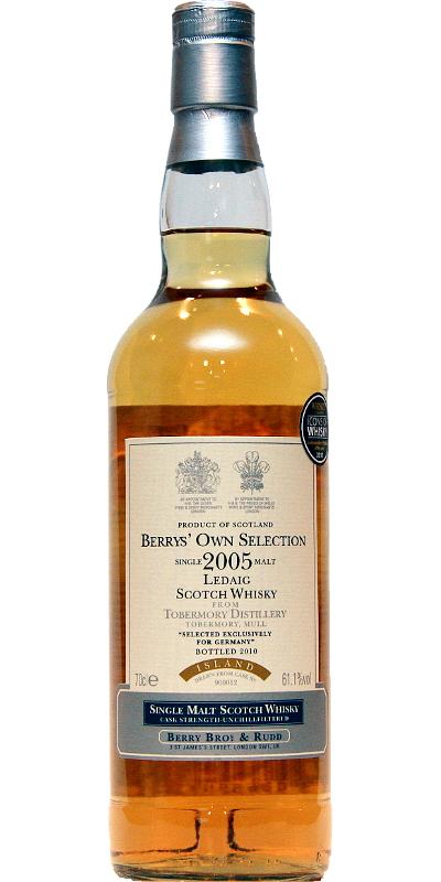 Ledaig 2005 BR  Berrys' Own Selection