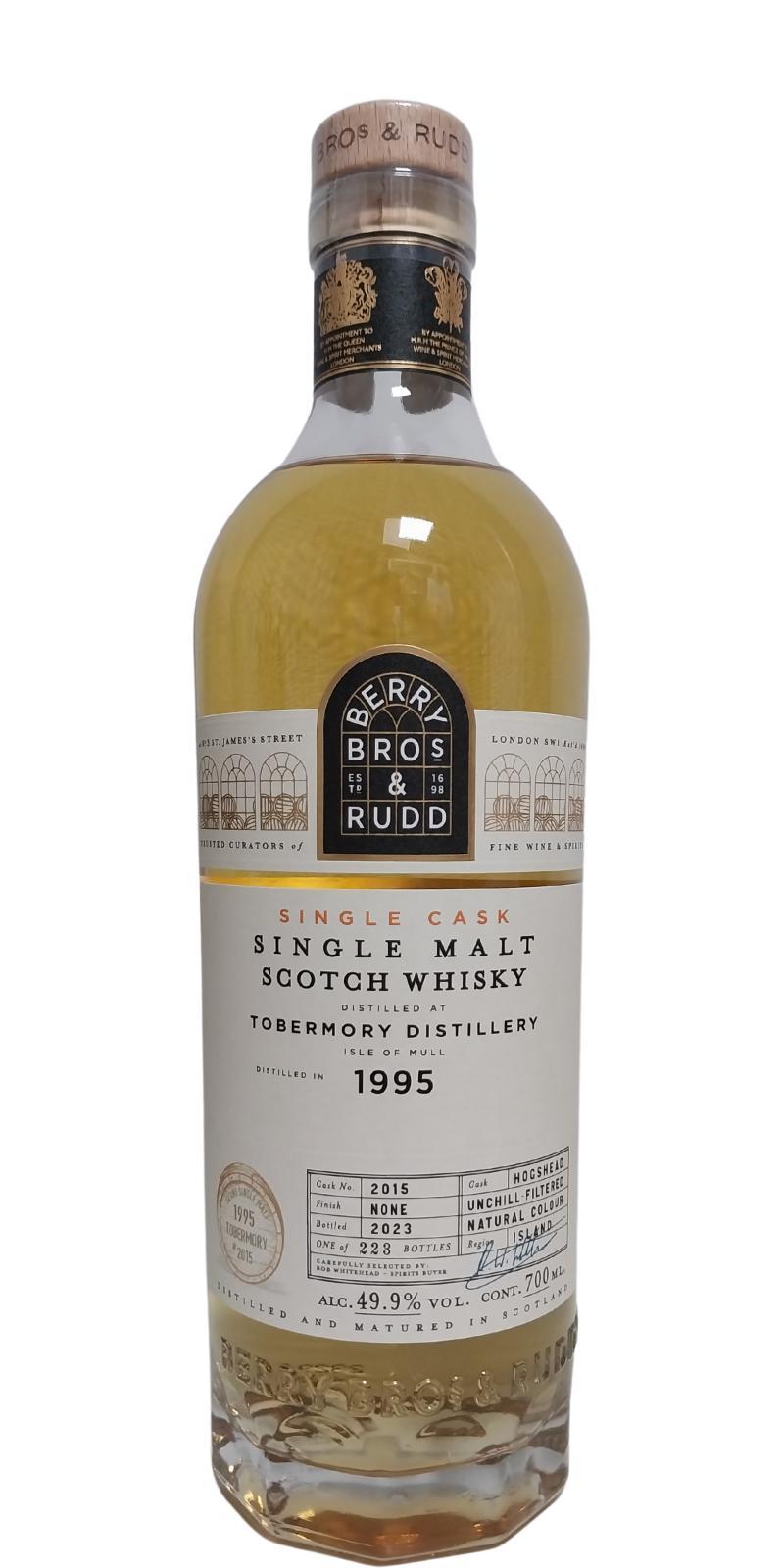 Tobermory 1995 BR  Single Cask