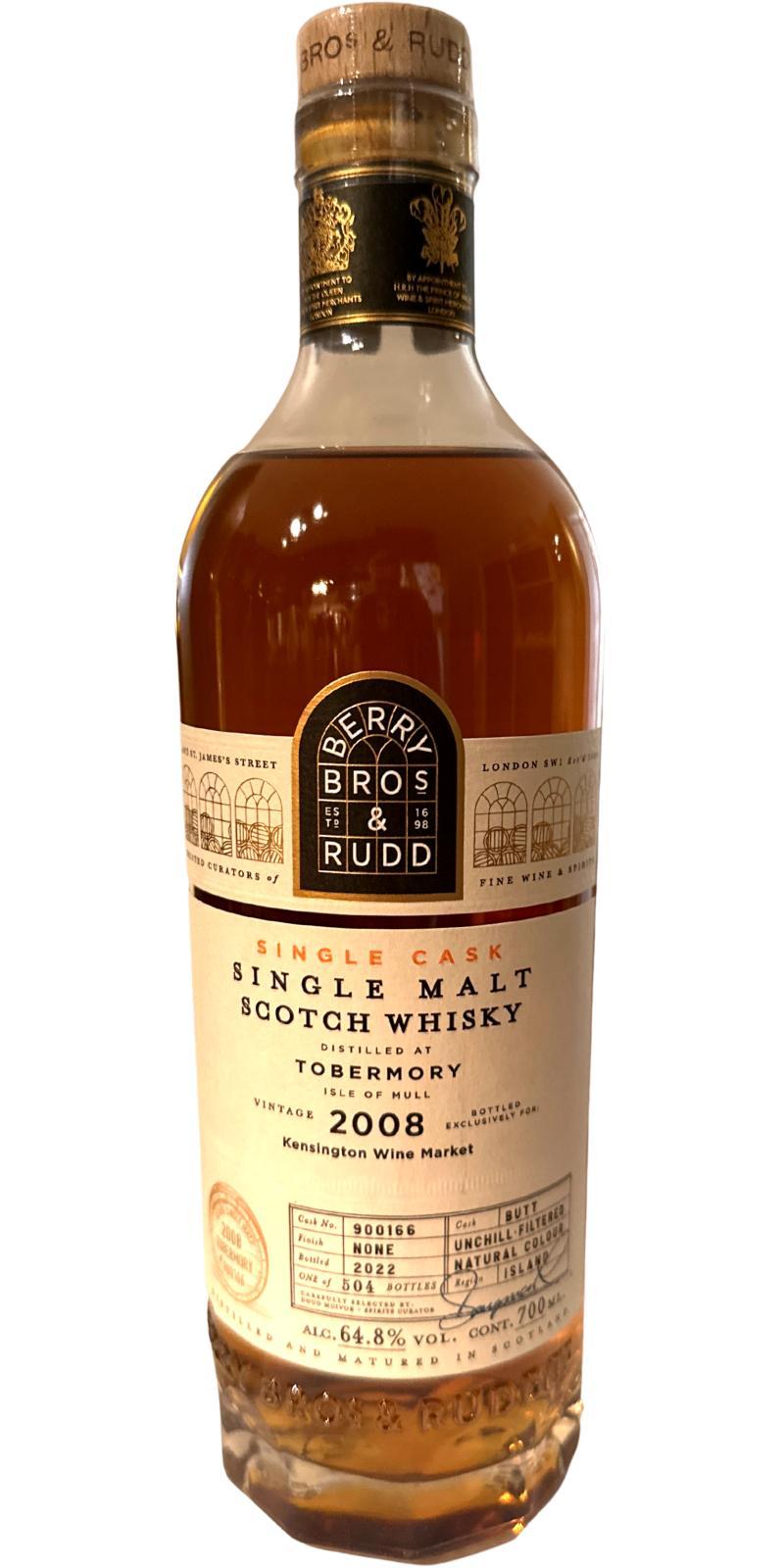 Tobermory 2008 BR  Single Cask