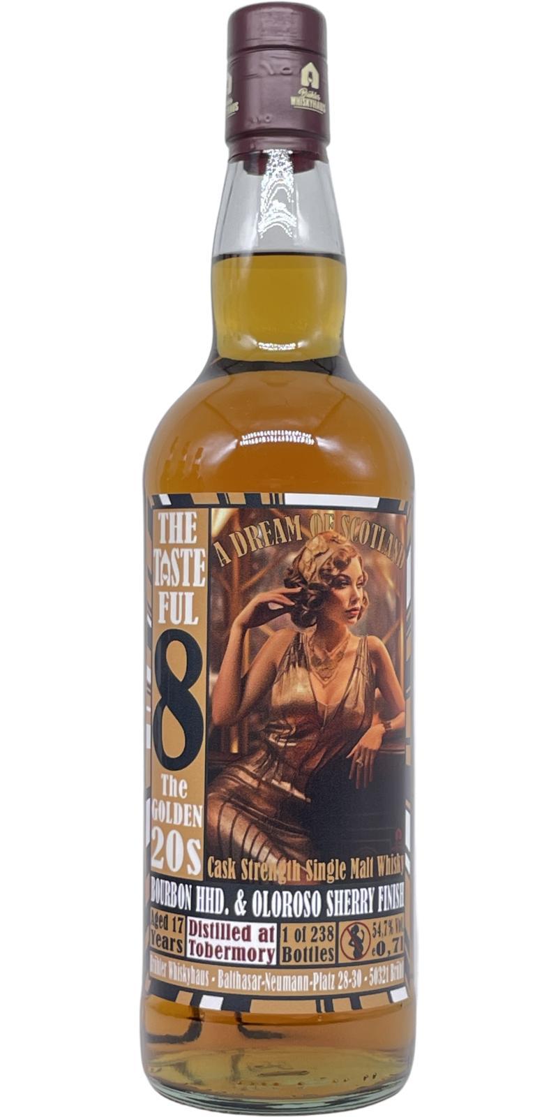 Ledaig 17-year-old BW  A Dream of Scotland - The Tasteful 8