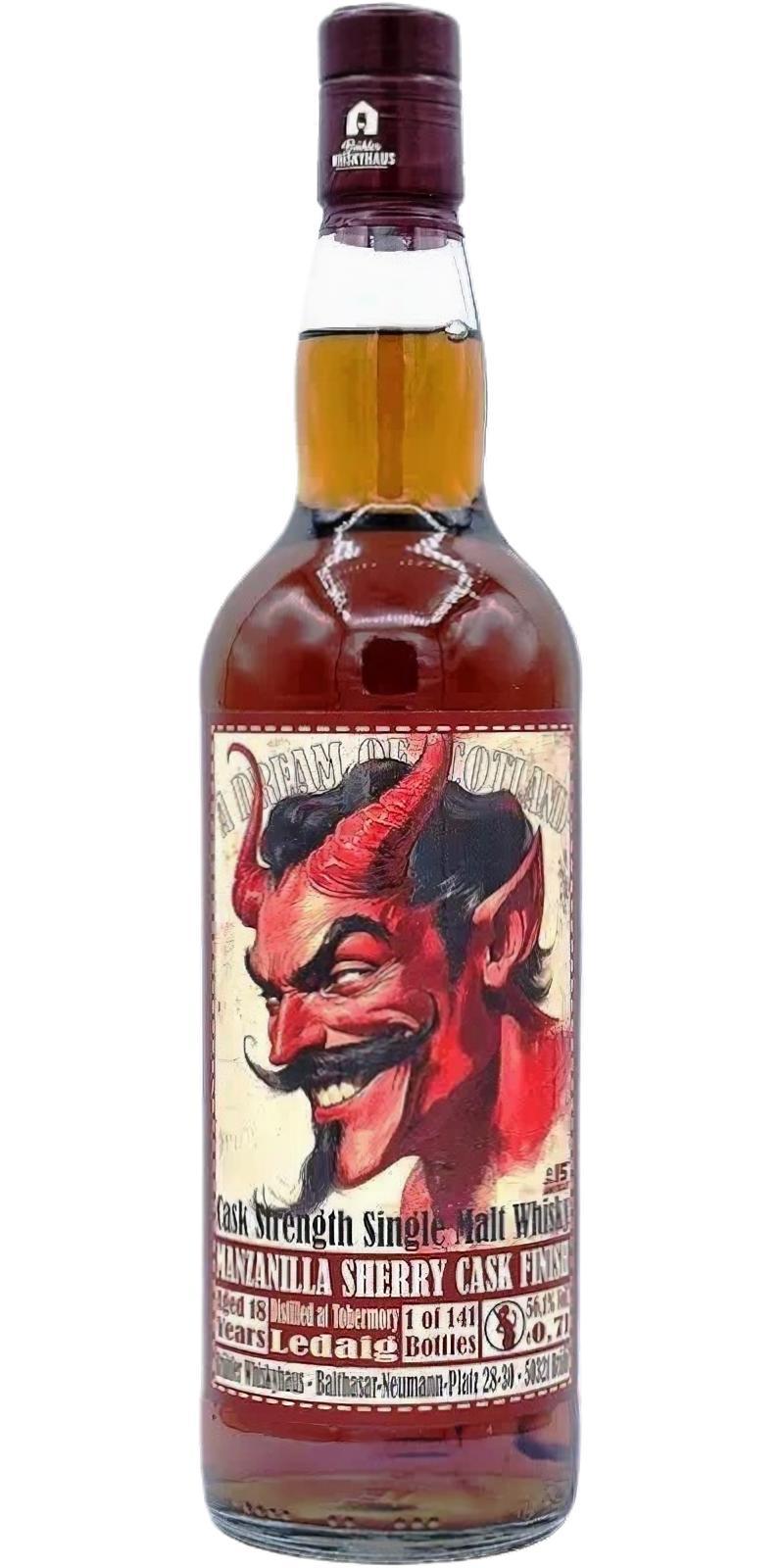 Ledaig 18-year-old BW  A Dream of Scotland