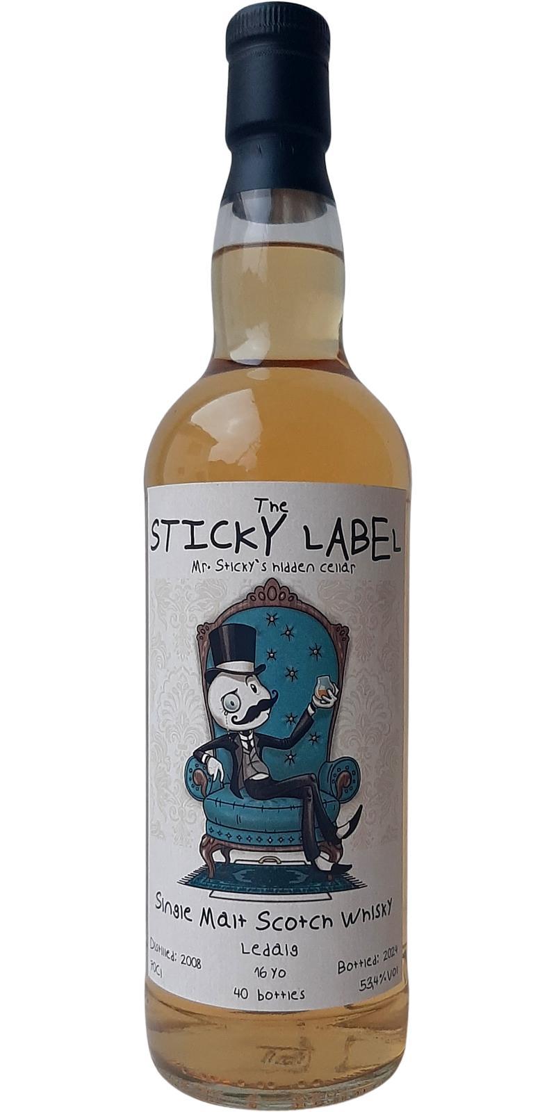 Ledaig 2008 BuBa  The Sticky Label - Mr. Sticky's hidden cellar