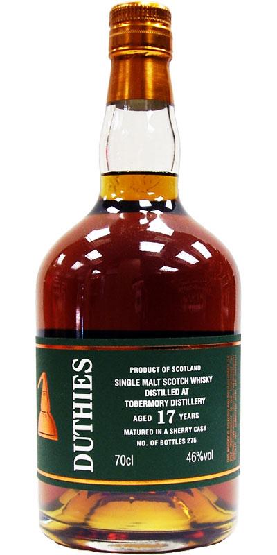 Tobermory 17-year-old CA  Duthies