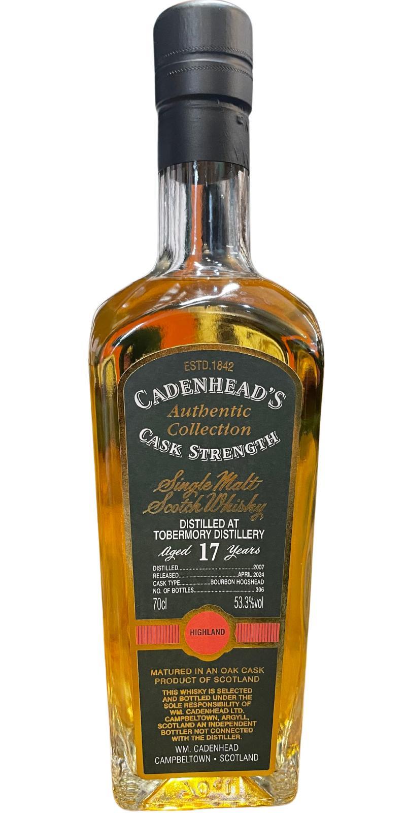 Tobermory 2007 CA  Authentic Collection