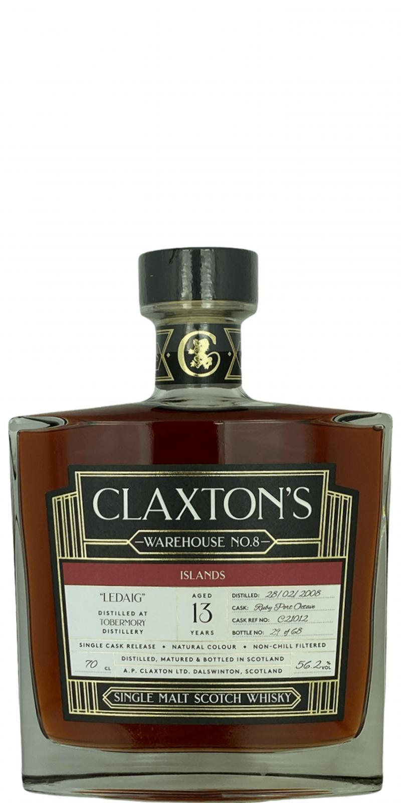 Ledaig 2008 Cl  Warehouse No. 8