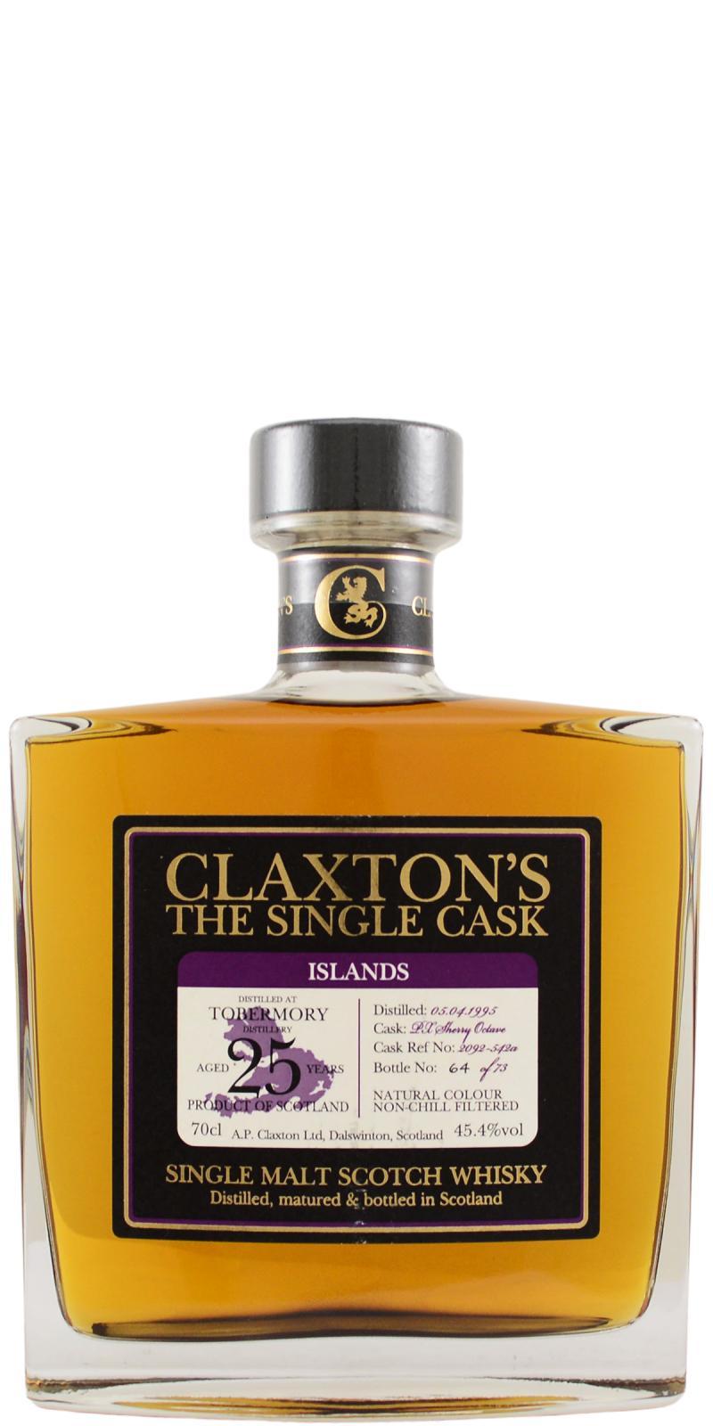 Tobermory 1995 Cl  The Single Cask