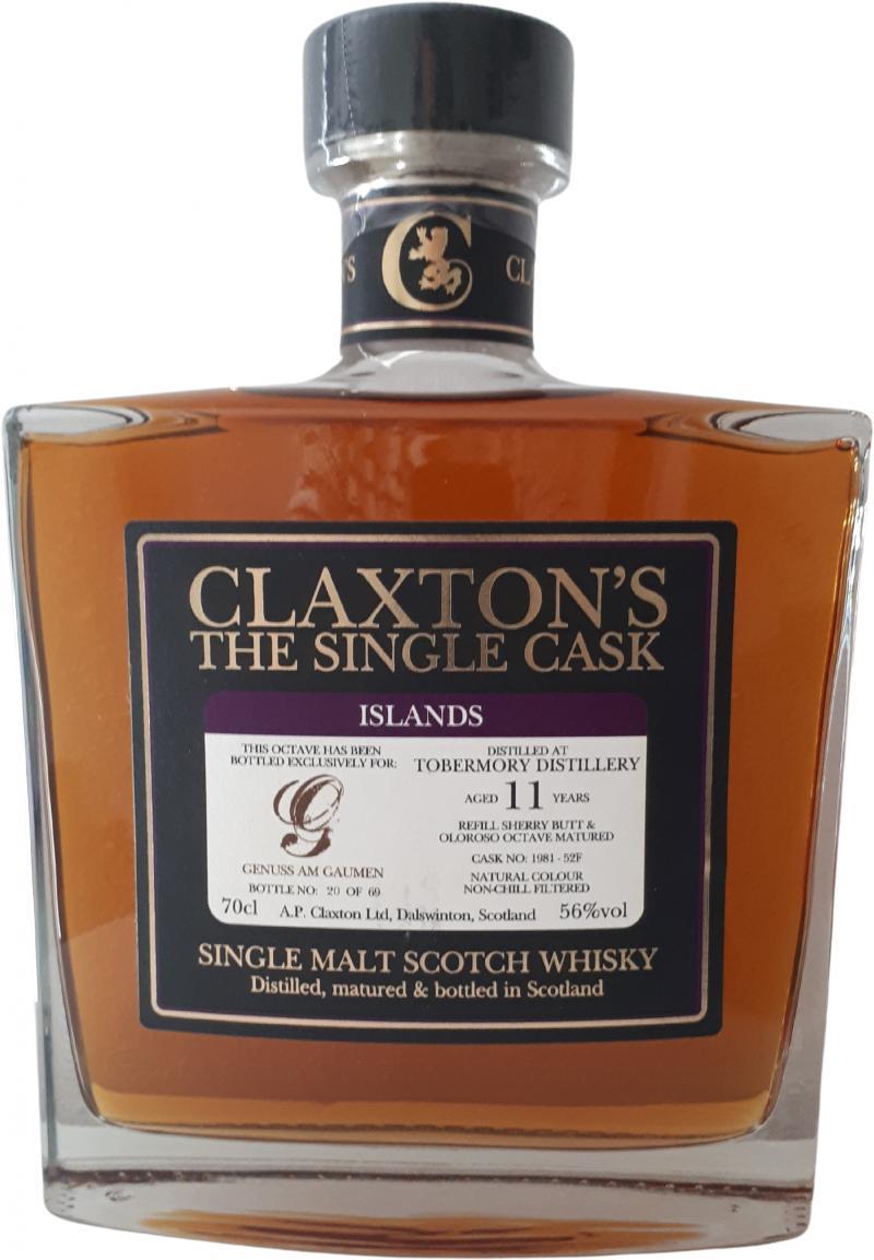 Tobermory “G” EDITION 9.1 Cl  The Single Cask