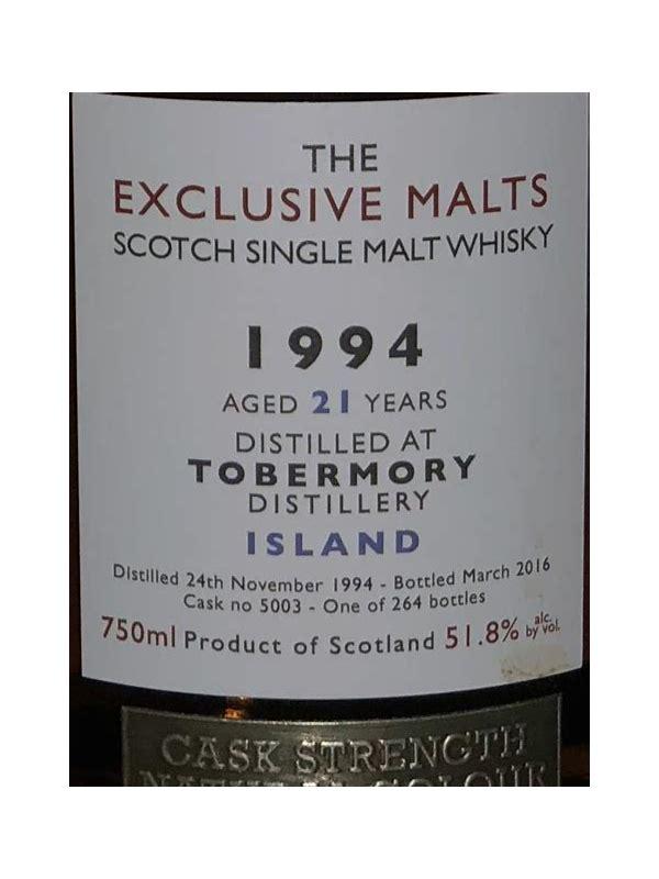 Tobermory 1994 CWC  Exclusive Range