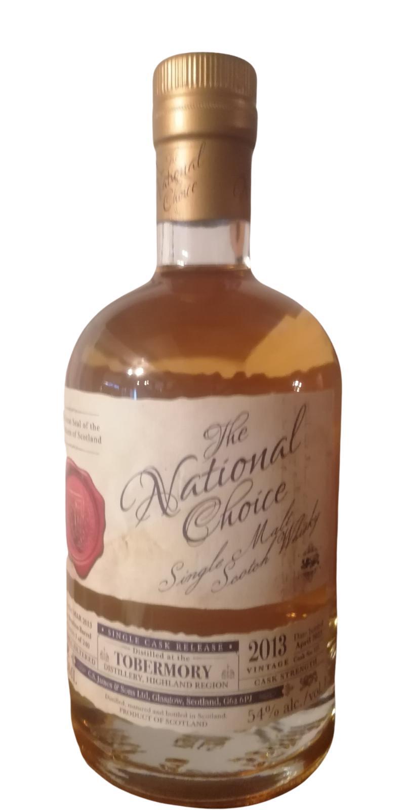 Tobermory 2013 CSJS  The National Choice