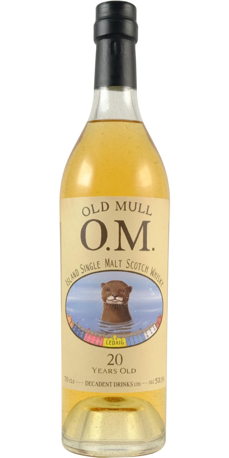 Ledaig 20-year-old DeDr  Island Single Malt Scotch Whisky - Old Mull