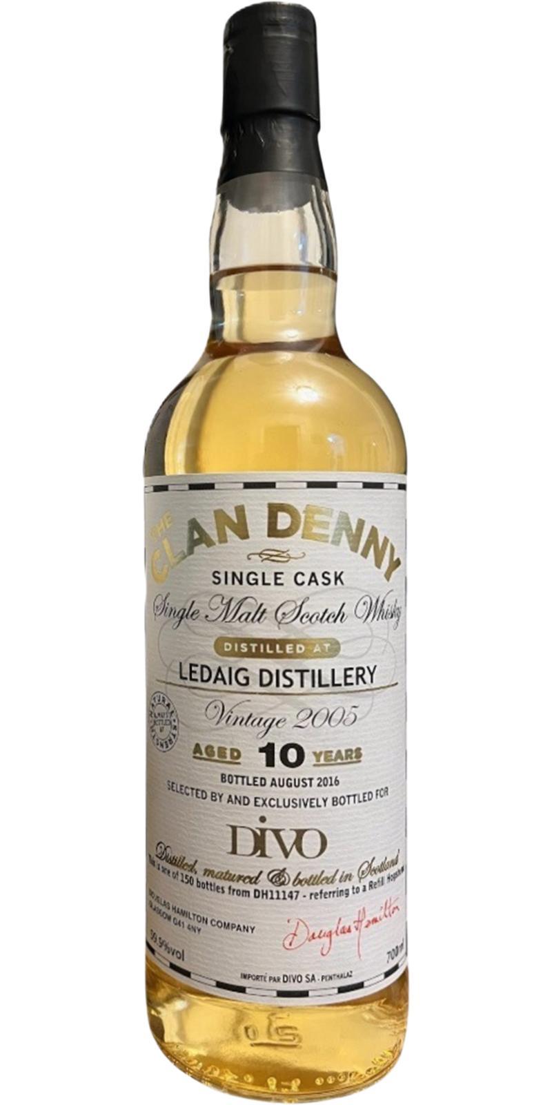 Ledaig 2005 DH  The Clan Denny