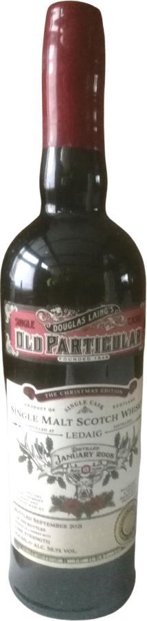 Ledaig 2008 DL  Old Particular The Christmas Edition