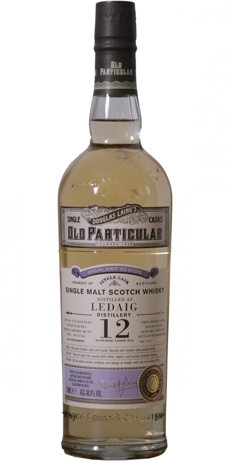 Ledaig 2008 DL  Old Particular