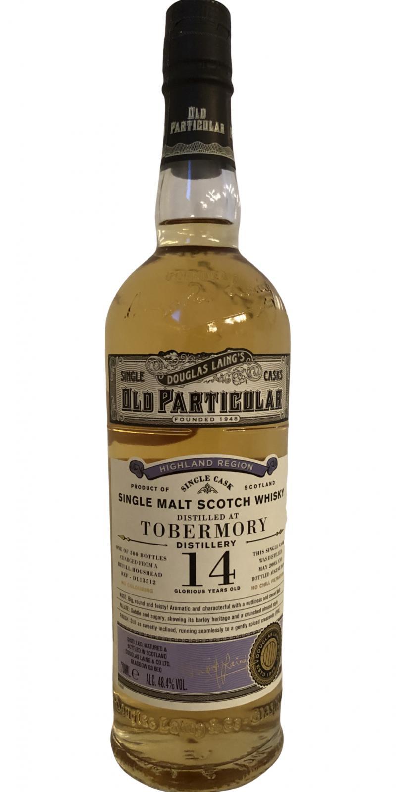 Tobermory 2005 DL  Old Particular
