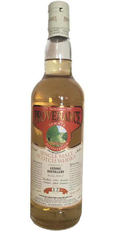 Ledaig 1992 McG  McGibbon's Provenance