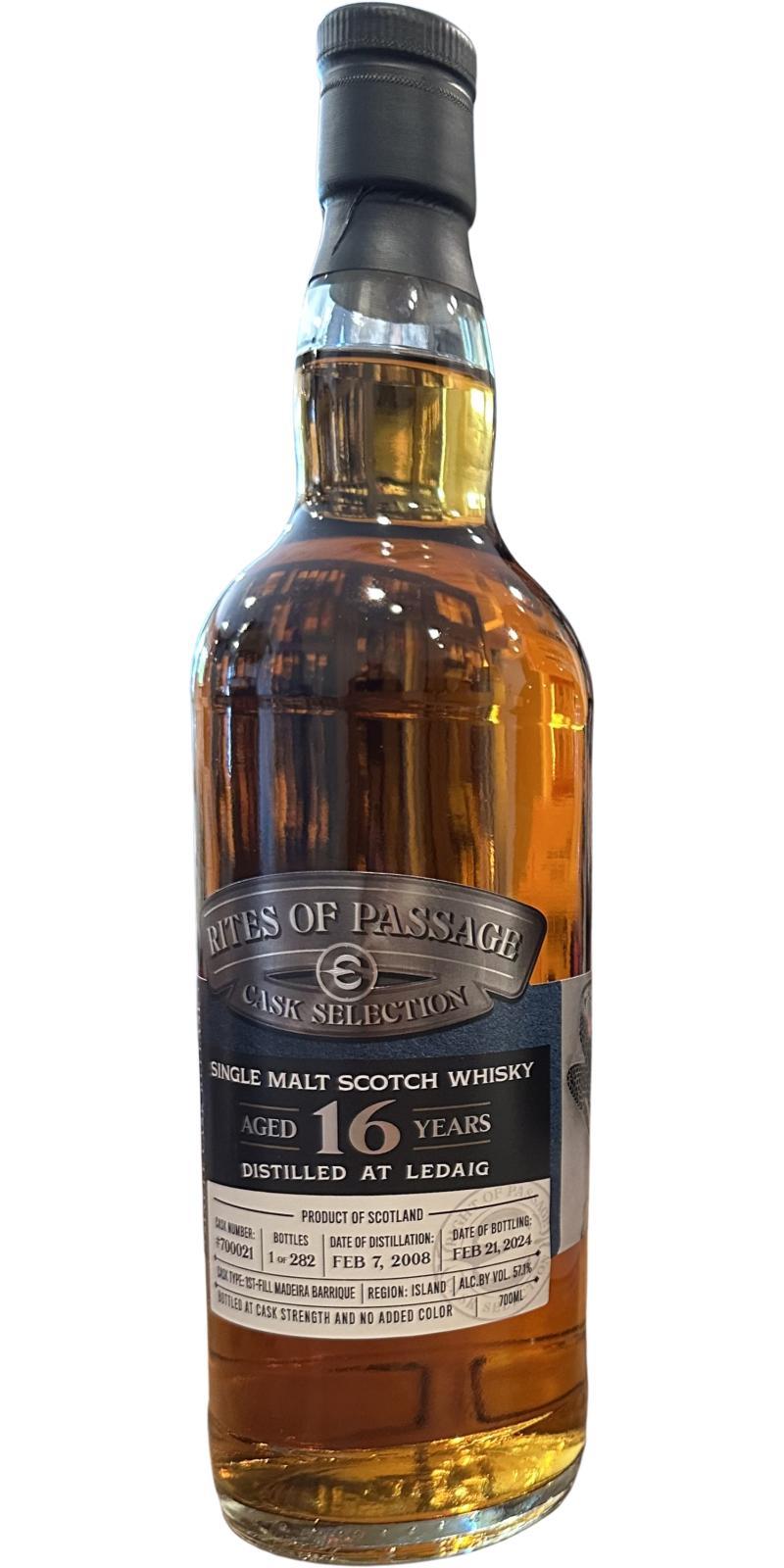 Ledaig 2008 EpSe  Rites of Passage
