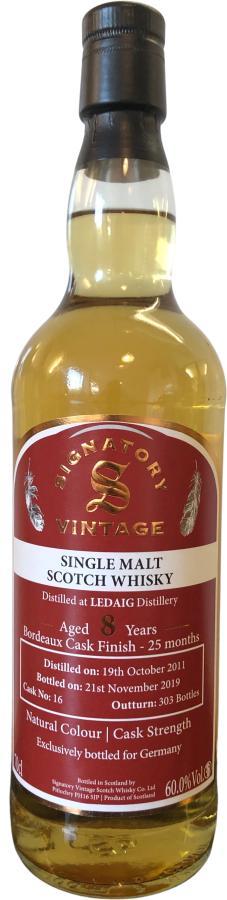 Ledaig 2011 FR  The Whisky Embassy Bonn - Invention Series