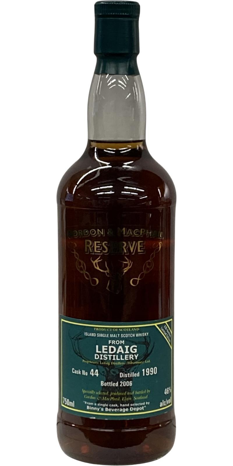 Ledaig 1990 GM  Reserve