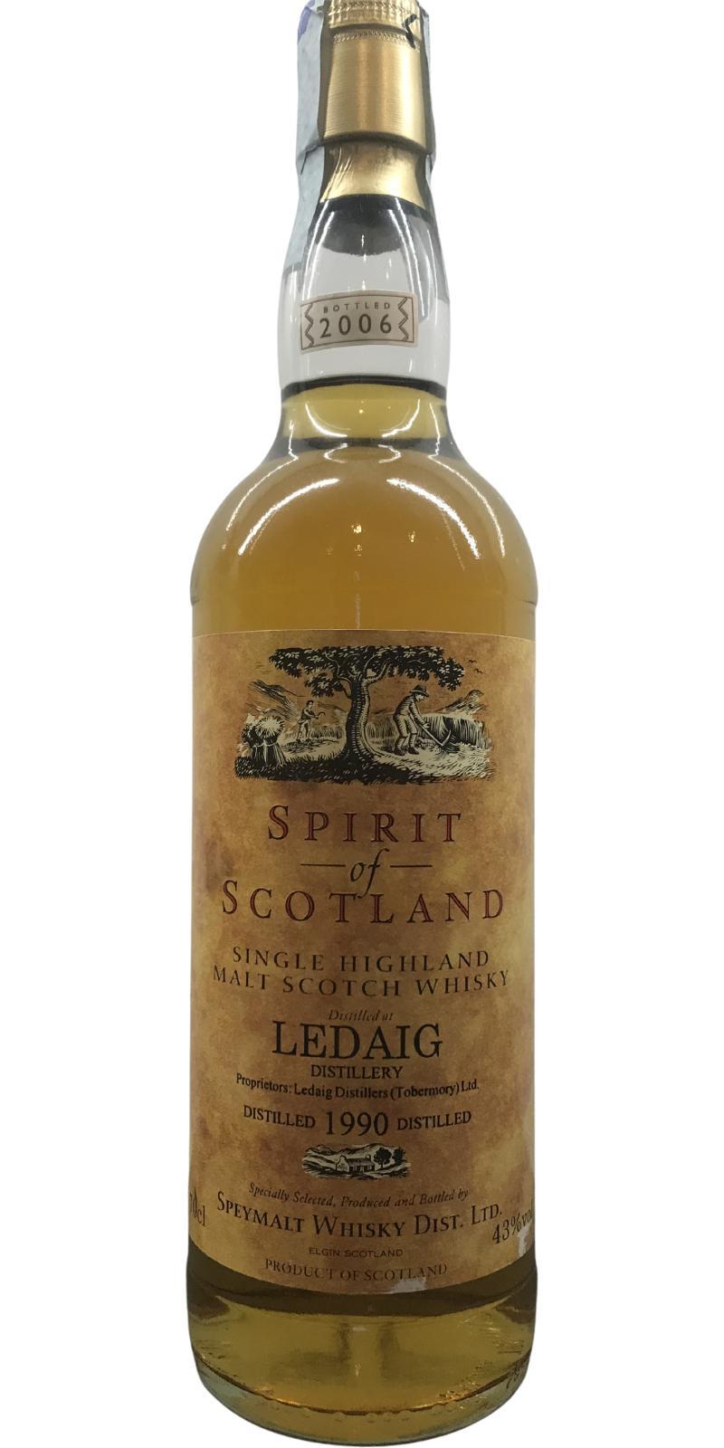 Ledaig 1990 GM  Spirit of Scotland