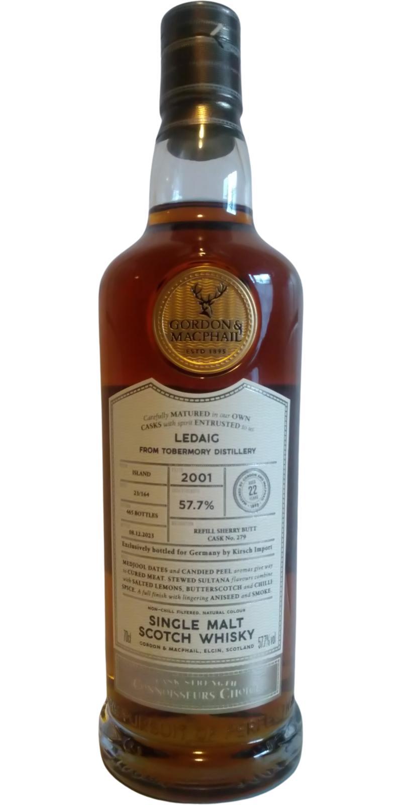 Ledaig 2001 GM  Connoisseurs Choice - Cask Strength